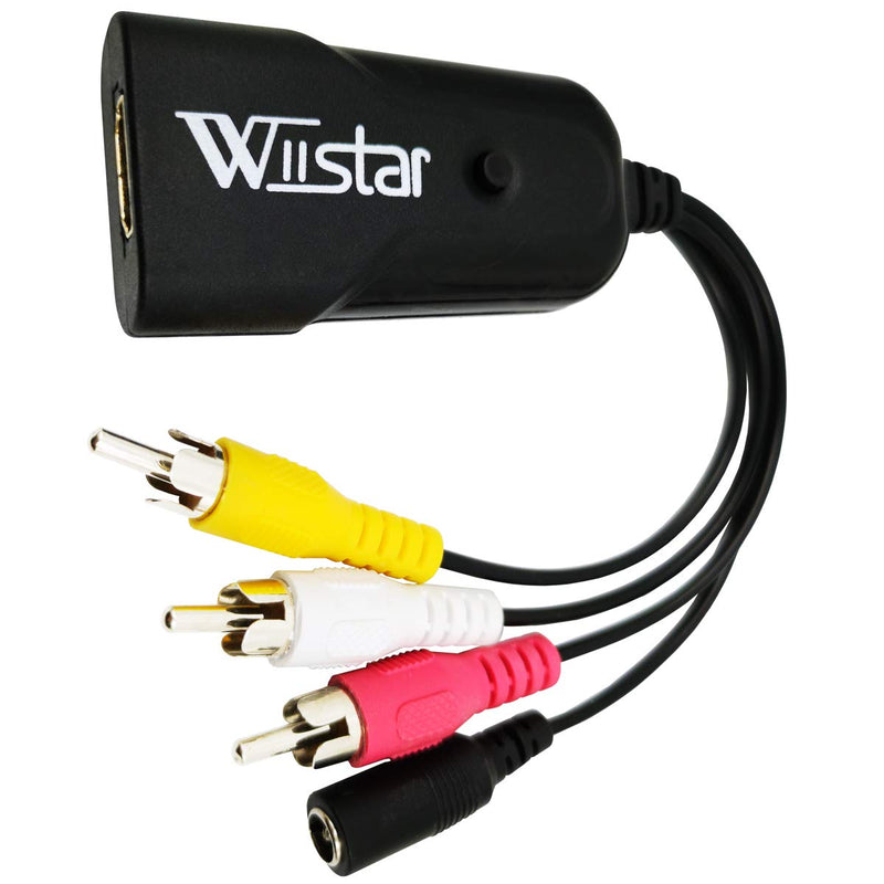 HDMI to RCA Composite AV Video Audio Converter Adapter Support NTSC/PAL for Xbox PS3 PS4 TV STB VHS VCR Camera DVD