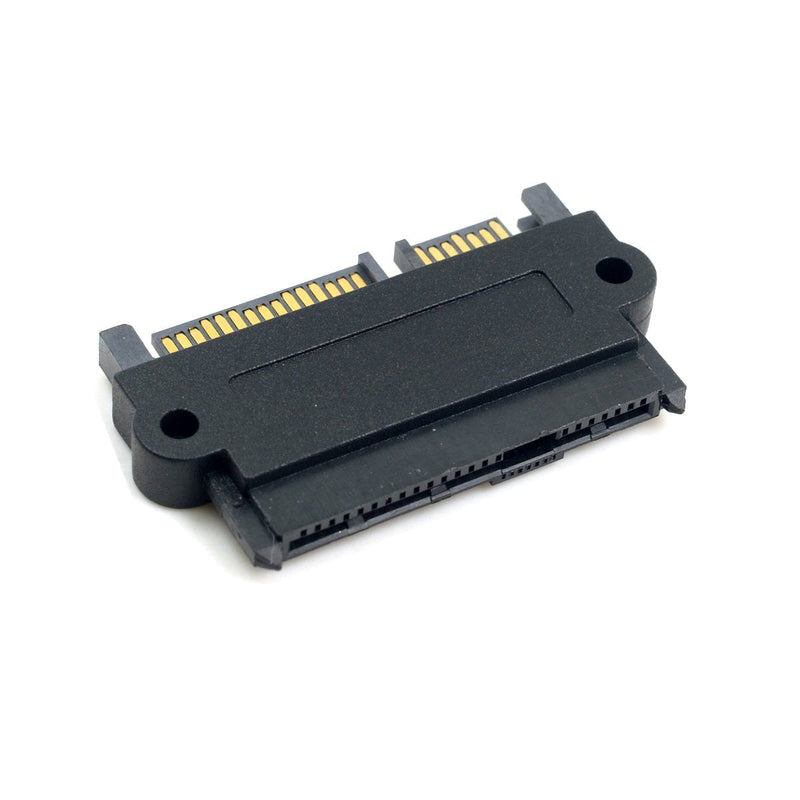 CY SATA Hard Disk Drive Raid Adapter with 15 Pin 7 Pin + 15 Pin to SFF-8482 SAS 22 Pin Converter Adapter Straight