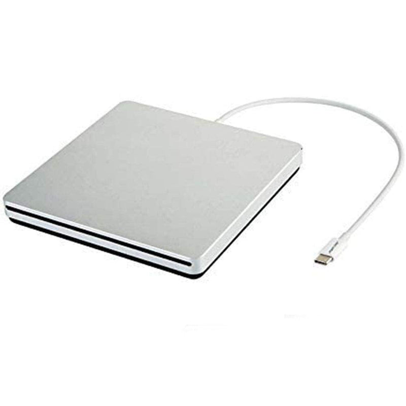 [AUSTRALIA] - Portable USB‑C External CD/DVD Drive ‑ USB‑A Converter Included | Plug & Play for MacBook Pro/Air, Windows & Linux | CD/DVD Reader, Writer, Player & Burner 