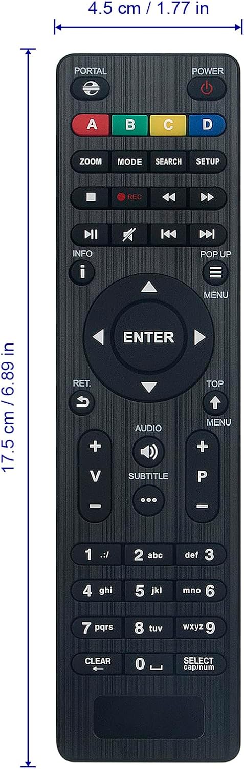 [AUSTRALIA] - Dune HD remote control classic slim 