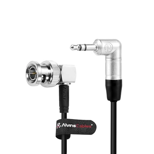 Alvin's Cables Tentacle 3.5mm TRS to BNC Timecode Cable Ultra-Soft 50cm 20inches Non-locking TRS