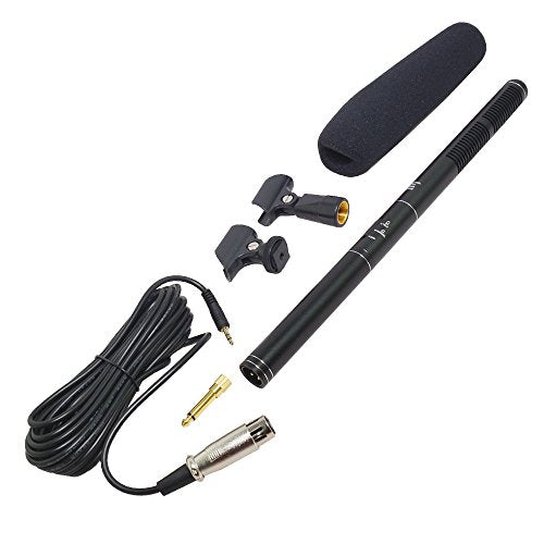 Ruittos Camera Microphone 14inch Long Shotgun Mic for Video Recording