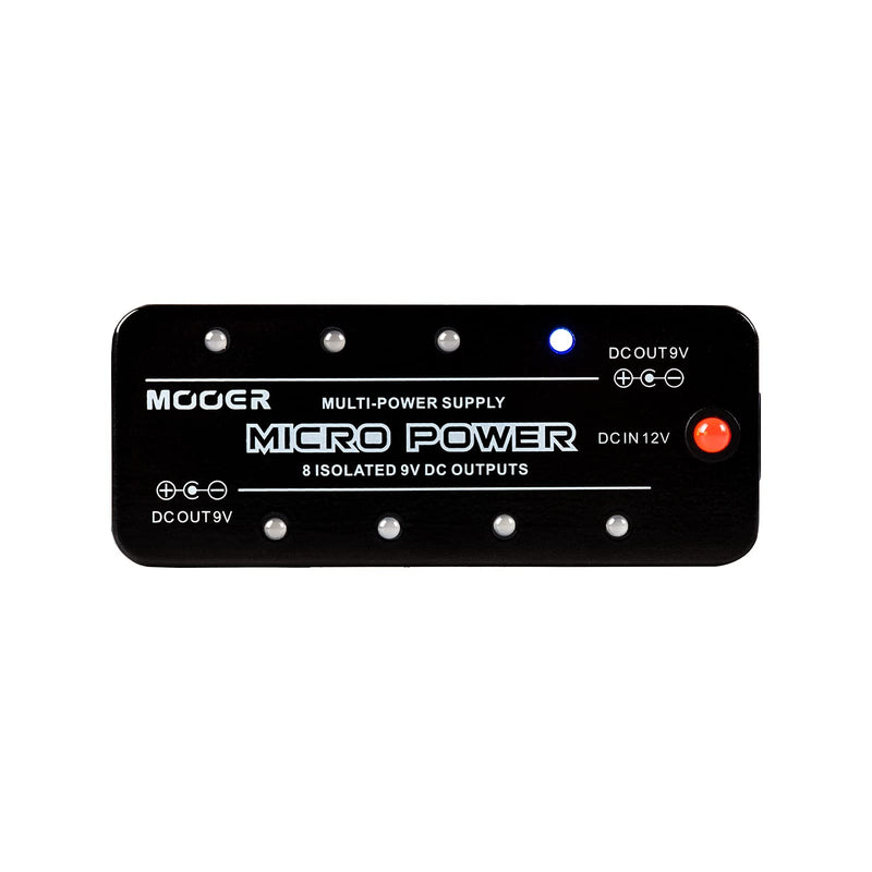 MOOER Micro Power Effects Power Supply for Mini Rigs