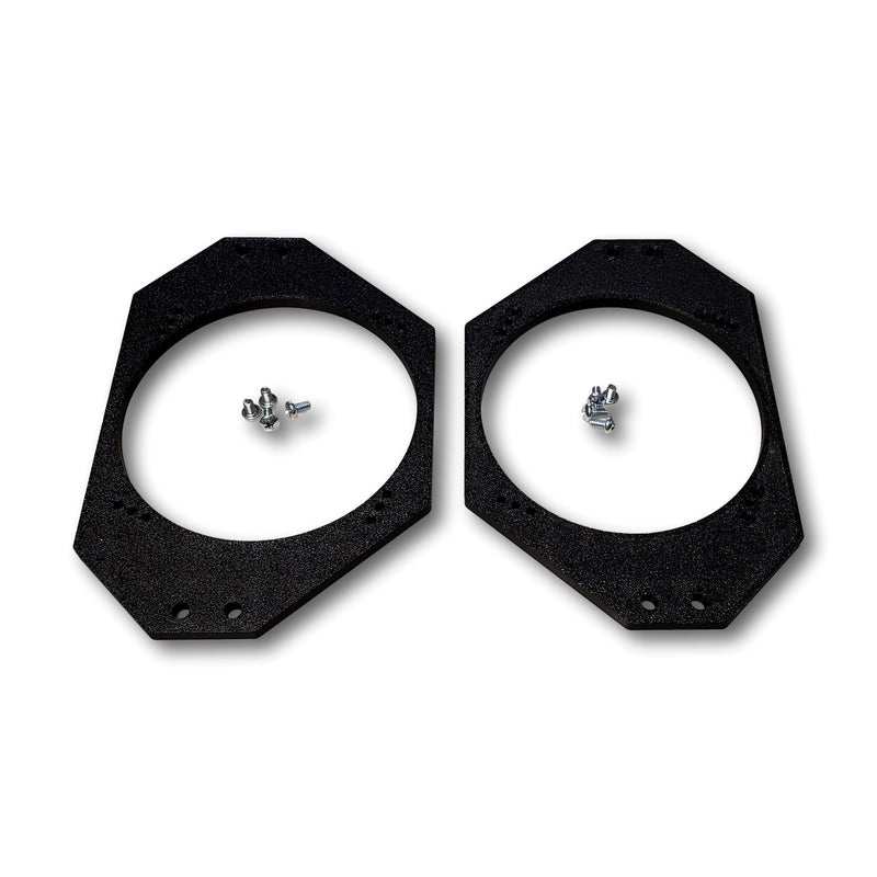 1 Pair - 4"x6" to 5.25" / Speaker Adapters Compatible with TJ LJ Jeep Wrangler - SPKBRK004