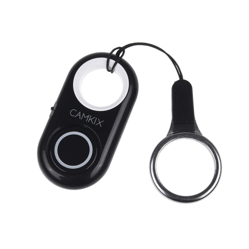 Camera Shutter Remote Control with Bluetooth Wireless Technology - Works Flawlessly with iPhone/iPad and Android - Range: Up to 30 ft (10 m) - Compact Style - Take it with You Anywhere White