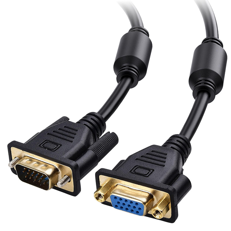 Cable Matters VGA Extension Cable (VGA Cable Male to Female) - 10 Feet, Not Regular VGA Cable