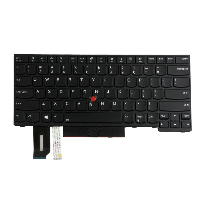 GinTai US Keyboard 01YP440 for Lenovo ThinkPad E480 E485 T480s L480 L380 | L380 Yoga T490 E490 E495 T495 L390/L390 Yoga L490 T490 P43s 20RH, 20RJ, 04Y0967 04X0130 01YP360 Laptop US Backlit Keyboard