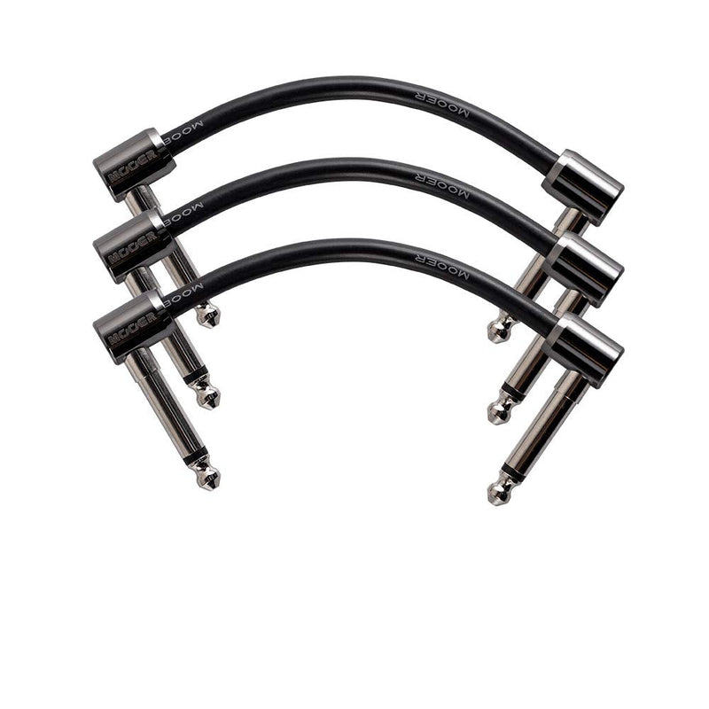 MOOER Guitar Pedalboard 4 inch Patch Cable 3Pack