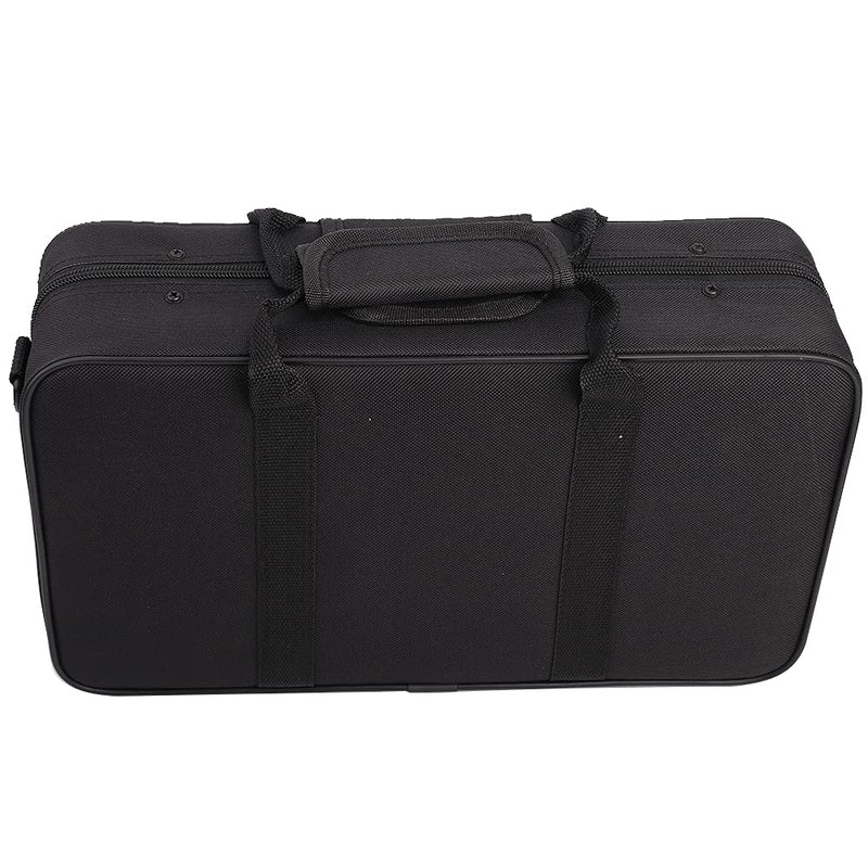 Clarinet Case,Water resistant Clarinet Bag Case Black Foam Padded Thickened Ox Cloth Storage Bag with Strap for Clarinet Case