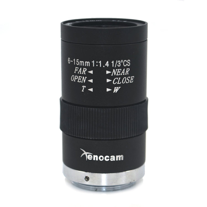 6-15mm 1/3" F1.4 CS Mount Varifocal CCTV Manual Lens for CCTV Camera 6-15mm