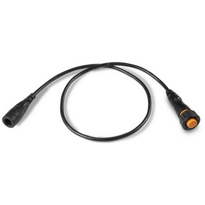 Garmin 010-12718-00 Sounder Adapter Cable - 4-Pin Transducer to 12-Pin , Black One Size