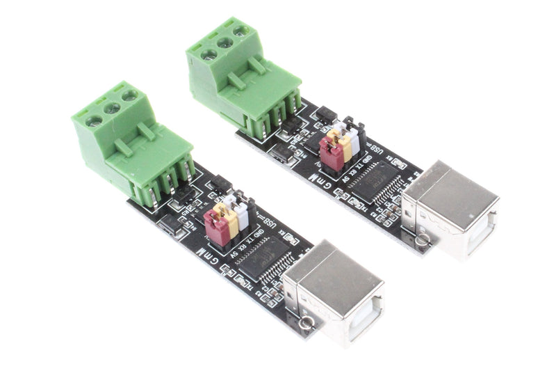 NOYITO USB to TTL RS485 Serial Converter Adapter Module FTDI Interface Board FT232RL Module Dual-Function Dual-Protection (Pack of 2)