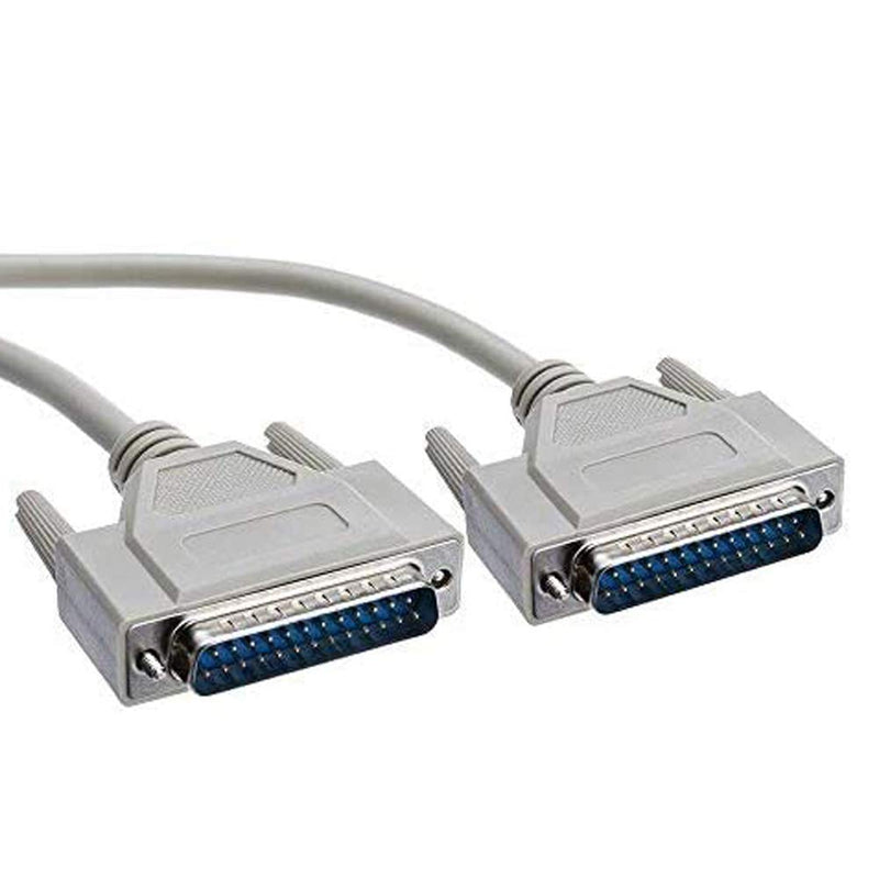 Yohii 14.7 Ft/ 4.5M DB25 Male to Male Parallel Printer Extension Cable Serial RS232 Cable