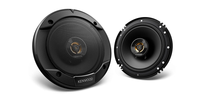 Kenwood KFC-1666R Road Series Car Speakers (Pair) - 6.5" 2-Way Car Coaxial Speakers, 300W, 4-Ohm Impedance, Cloth Woofer & Balanced Dome Tweeter, Heavy Duty Magnet Design 6-1/2" - 300W