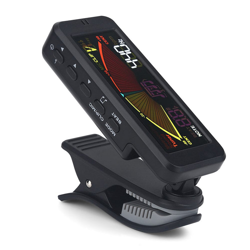 Guitar Tuners, -209 Clip-On Digital Large LCD Display Tuners for Chromatic Guitar Bass Ukulele Violin Tune