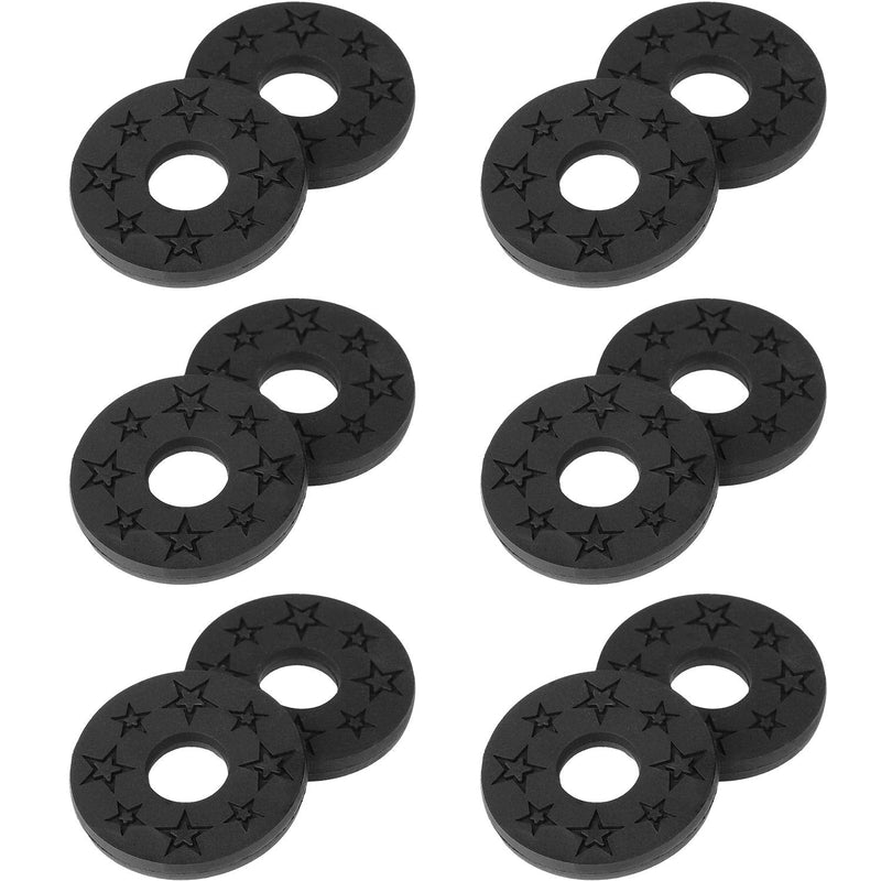 Anwenk Guitar Strap Locks Premium Strap Blocks Guitar Protector Black, 6Pair