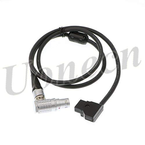 Uonecn Right Angle 8 pin Female Power Cable Dtap Plug for ARRI Alexa Mini Camera 39.7in/1m