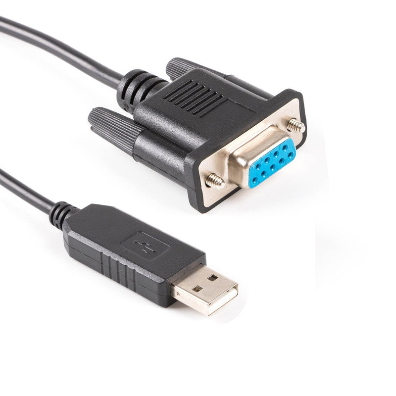 Letotech Cross Wired USB Serial Cable FTDI ft232r USB RS232 to DB9 Female Adapter Null Modem Cable PC Control TV Cable (Null Modem pinout) Null modem pinout