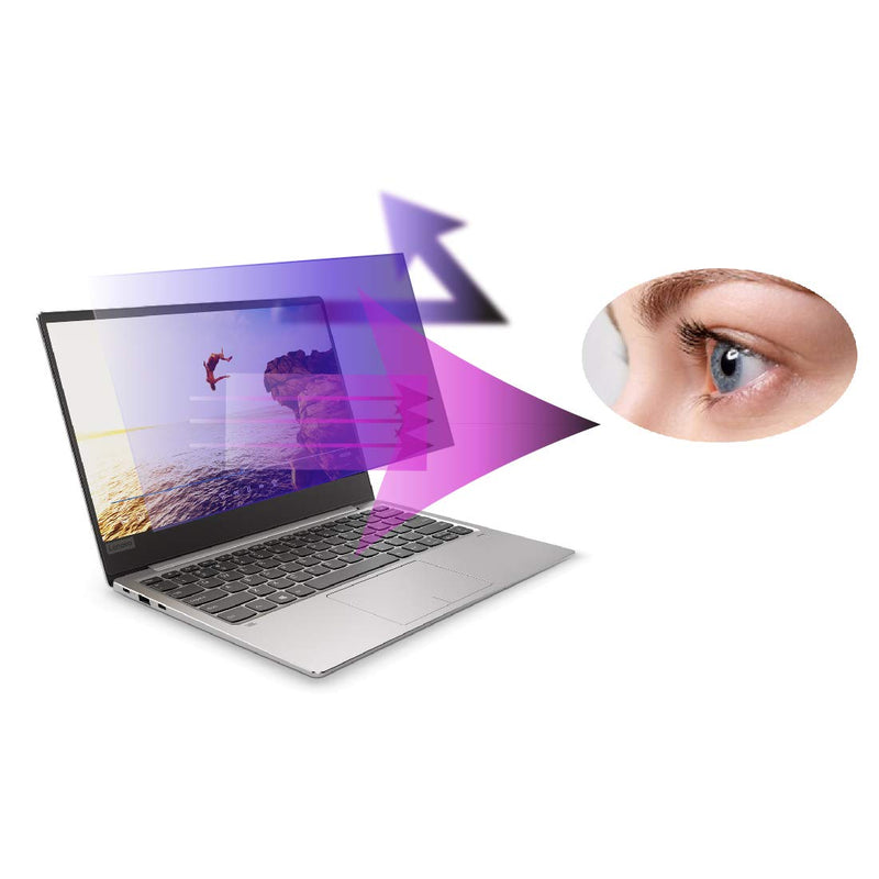 Premium Anti Blue Light and Anti Glare Screen Protector (2 Pack) for 17.3 inches Laptop with Aspect Ratio 16:9. Easy and Bubble Free Installation