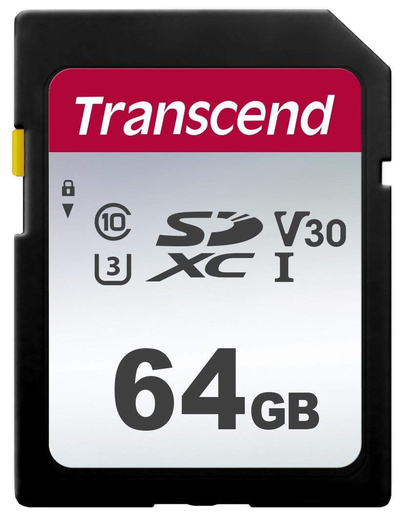 Transcend 64GB SDXC/SDHC 300S Memory Card TS64GSDC300S-E frustration_free