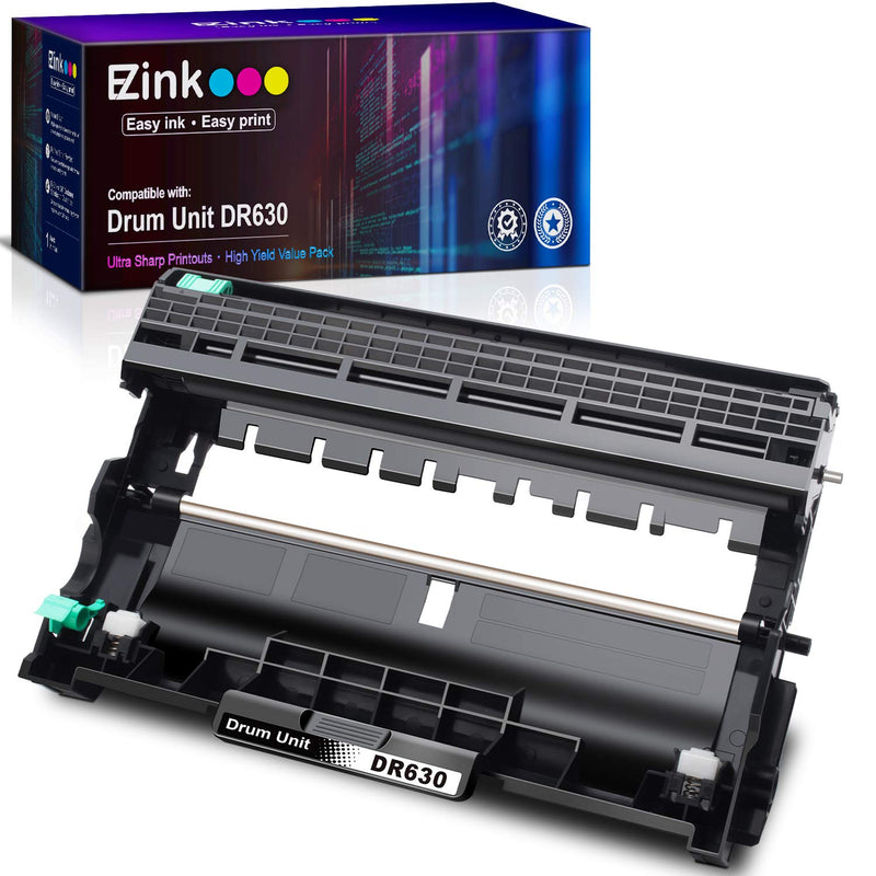 E-Z Ink (TM) Compatible Drum Unit Replacement for Brother DR630 DR 630 Compatible with HL-L2300D HL-L2320D HL-L2340DW HL-L2360DW HL-L2380DW MFC-L2740DW MFC-L2720DW MFC-L2700DW DCP-L2540DW (1 Pack)