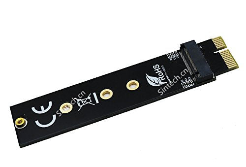 Sintech Nvme PCIe,M.2(NGFF) M Key SSD to PCI-e X1 Adapter Card,Compatible for Samsung 960 970 Evo PCIe 1X