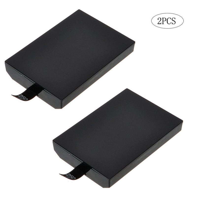 Ximimark Internal Hard Disk Drive Enclosure Replacement HDD Caddy Case Shell for Xbox 360 Slim (20GB/60GB/120GB/250GB/320GB/500GB),2Pack