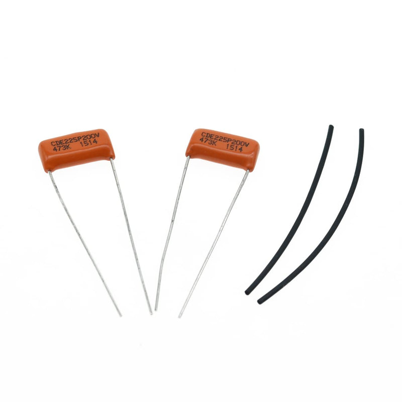 [AUSTRALIA] - Set of 2 Sprague Guitar Bass 225P Orange Drop Capacitor Caps .047uF 200v Guitar Tone Cap Capacitors 0.047uF 400v 