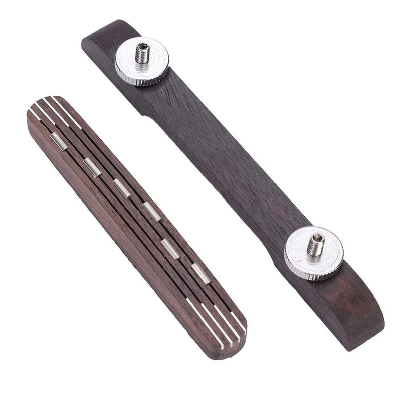 [AUSTRALIA] - Archtop Jazz Guitar Bridge, Rosewood, Adjustable 6-String Repair Part 