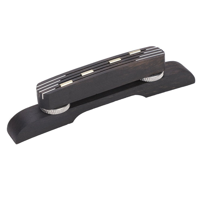 Mandolin Bridge, Rosewood Height Adjustable Bridge Mandolin Instrument DIY Repair Parts