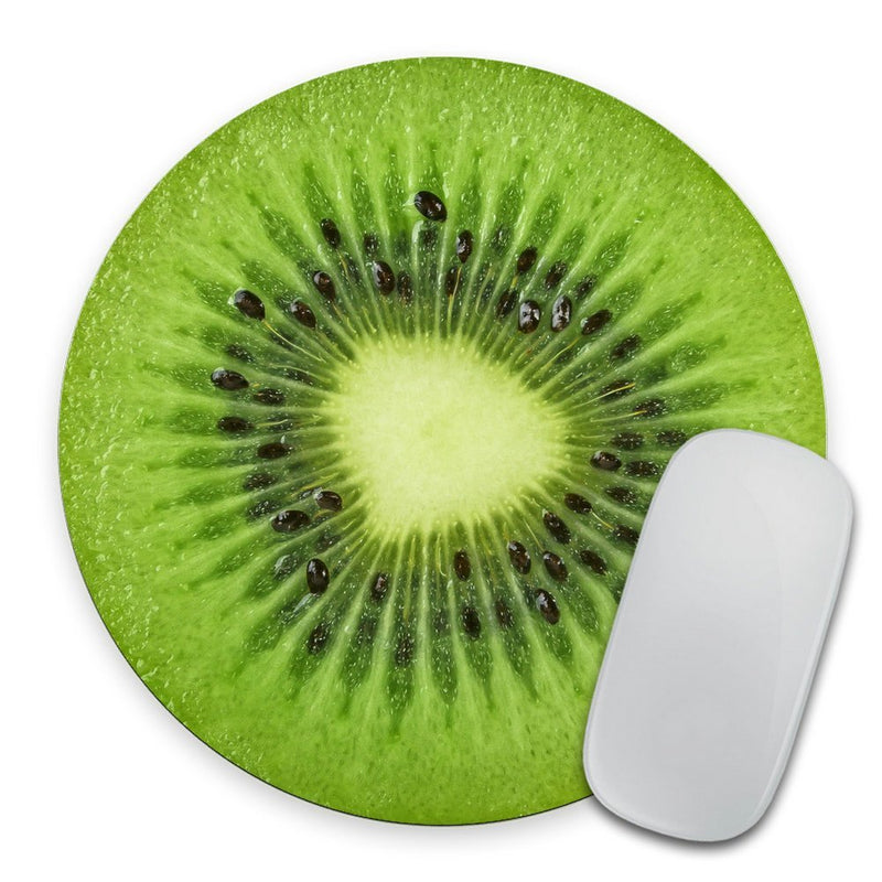 Kiwi Slice Mousepad, Tropical Kiwi Fruit Mouse Pad, Fruit Mousepad, Vegan Mouse Pad, Vegan Gift, Food Mousepad, Foodie PA-104