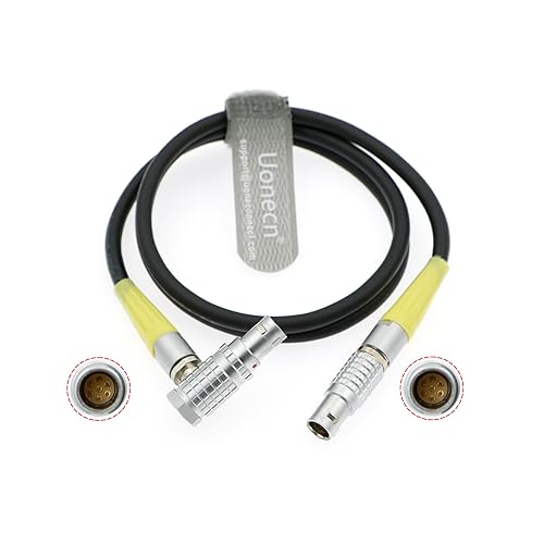 Uonecn Preston FIZ Follow Focus Motor Cable 7 Pin Male to Right Angle 7 Pin Male