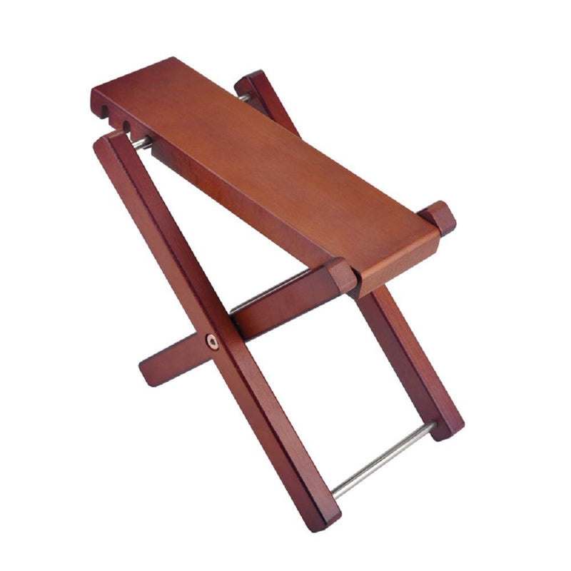 Adjustable Solid Wood Guitar Footstool, Foldable, Height and Angle Adjustable, Heavy Duty, Music Foot Stool, 27cm x 13cm