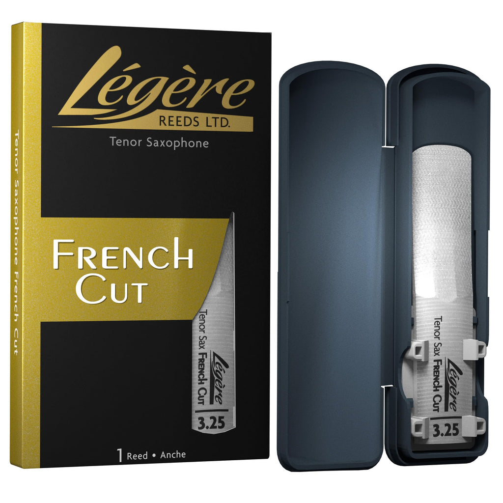 Légère Reeds - Tenor Saxophone Reed, French Cut, Strength 3.25 (TSF3.25) - Premium Synthetic Woodwind Reed