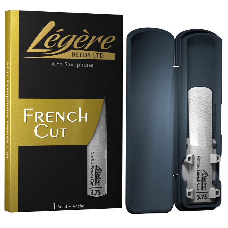 Légère Reeds - Alto Saxophone Reed, French Cut, Strength 3.75 (ASF3.75) - Premium Synthetic Woodwind Reed