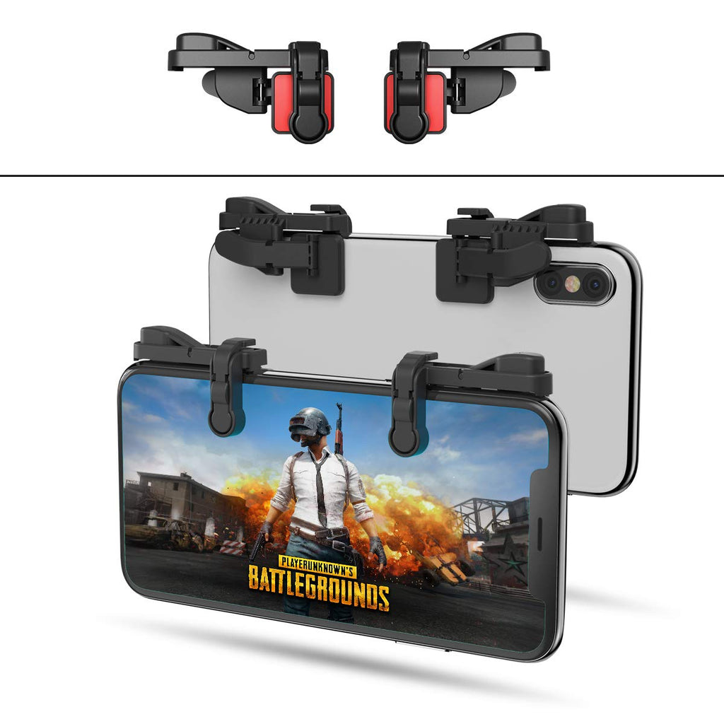 【1 Pair】 Z108 Mobile Gaming Controller Compatible with PUBG Mobile/Fortnitee Mobile/Call of Duty Mobile, Sensitive Shoot and Aim Trigger L1R1 Compatible with Android & iPhone 1 Pair