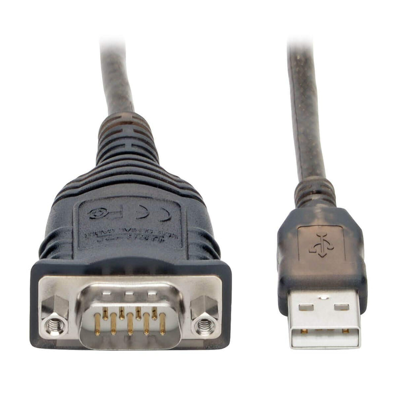 Tripp Lite USB to RS485/RS422 FTDI Serial Adapter Cable, COM Retention, USB-A to DB9 M/M, Compatible with Windows, Mac and Linux, 30 in. (U209-30N-IND)