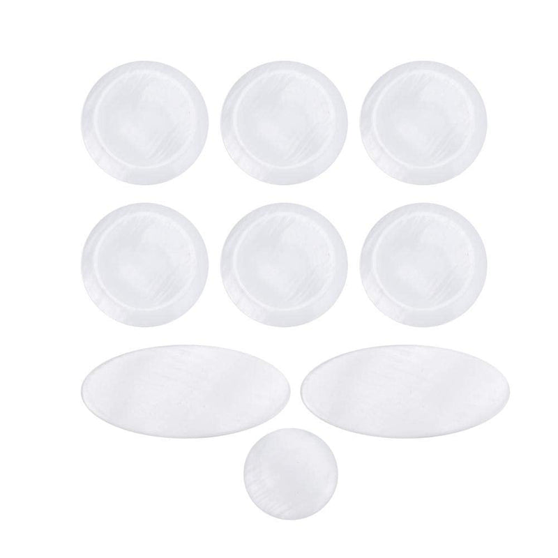 [AUSTRALIA] - 9Pcs/set Saxophone Key Buttons, Inlays White Abalone Shell Finger Button for Alto Tenor Soprano Sax Replacement tenor saxophone key pearls 