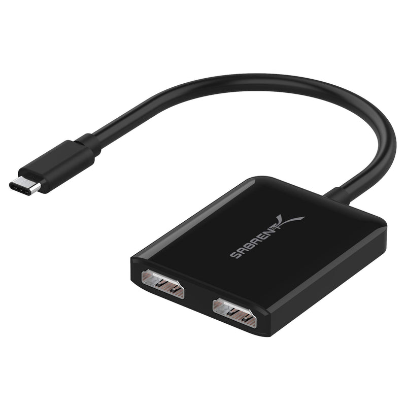[AUSTRALIA] - SABRENT USB Type C Dual HDMI Adapter [Supports Up to Two 4K 30Hz Monitors, Compatible with Windows Systems Only] (DA-UCDH) 