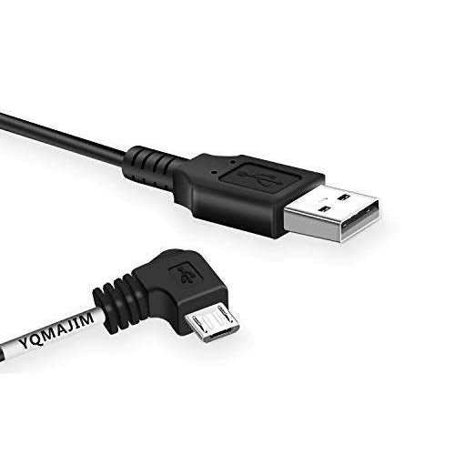 Dash Cam Power Cord, 11.5Ft Micro USB Charging Power Cable for Car Dash Camera Mirror Camera 90 Degree Angle Micro USB Cable