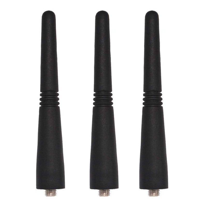 UHF Antenna Compatible for Motorola HT750 HT1250 HT1550 PR400 CP200 CP200D EX500 EX600 CP040 P1225 PMAE4003A PMAE4003 403-470MHz 3.5 Inch (3 Pack)