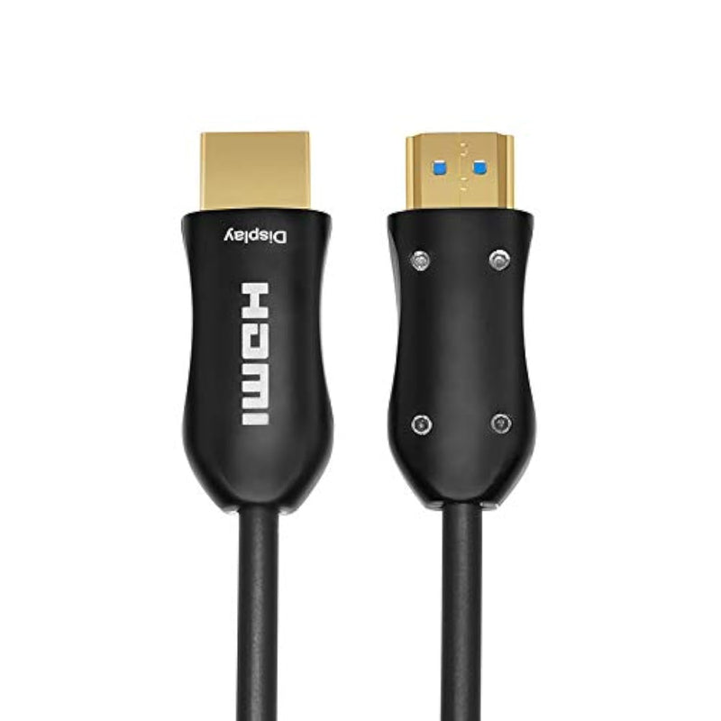 Fiber Optic HDMI Cable - 25FT ARC HDMI2.0 18Gpbs 4k@60 4:4:4 - PET Braided Cord and Gold Plated Connector Support 4K, UHD 2160p, HD 1080p, 3D, Xbox 360, PS4, Computer 25ft(8meters)