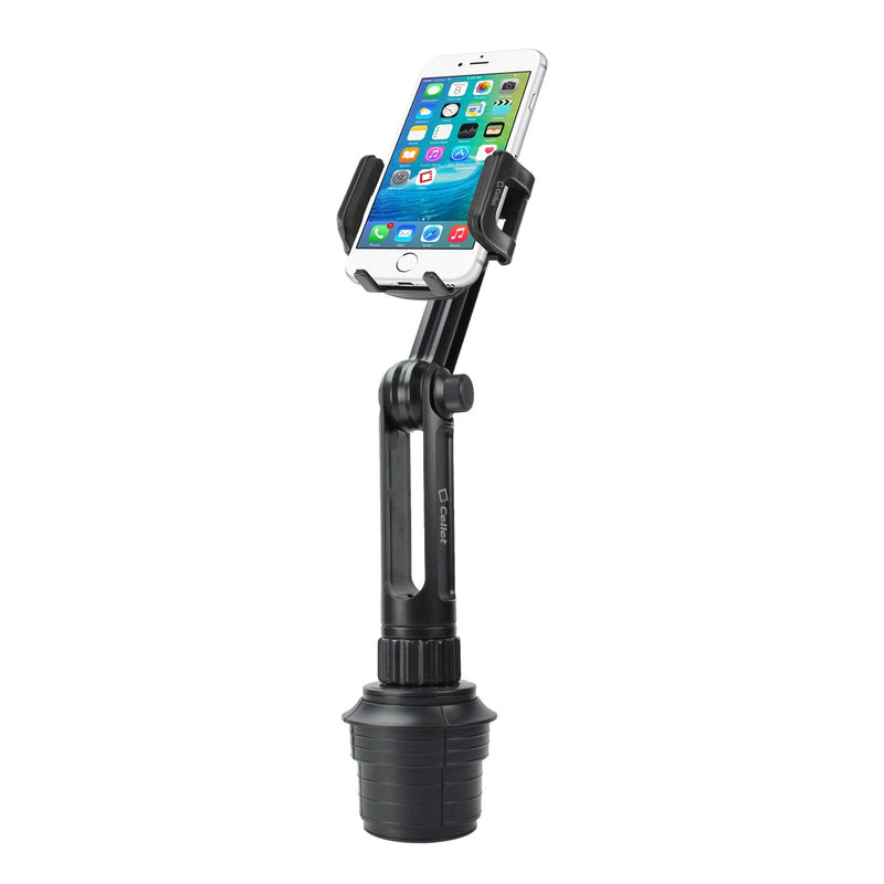 Cellet Car Cup Holder Mount, Cradle, Twist Expandable Base to fit All Cup Holder Compatible for Apple iPhone 13 Pro Max Mini 12 11 SE XS XR X 9 9Plus and All iPhones
