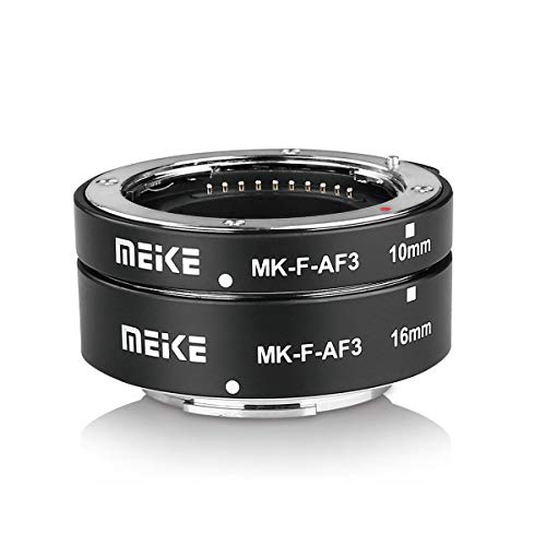 MEIKE MK-F-AF3A 10mm 16mm Auto Fucus Macro Extension Tube Adapter