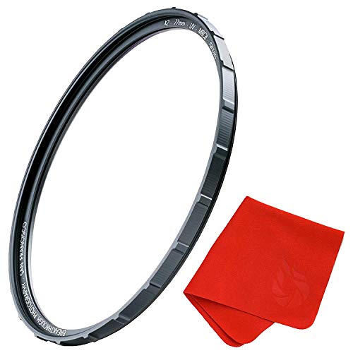 86mm X2 UV Filter for Camera Lenses - UV Protection Photography Filter with Lens Cloth - MRC8, Nanotec Coatings, Ultra-Slim, Traction Frame, Weather-Sealed by Breakthrough Photography 86mm