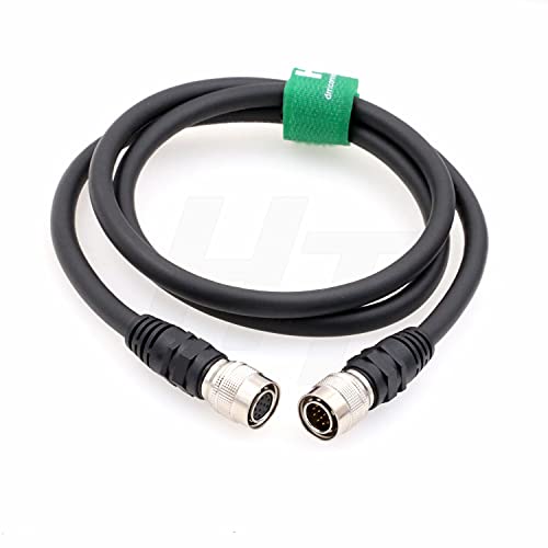 HangTon 12 Pin Hirose Cable Male to Female for Sony Hitachi Panasonic CCD Camera, High-Flex Shield Cable (1m) 1m