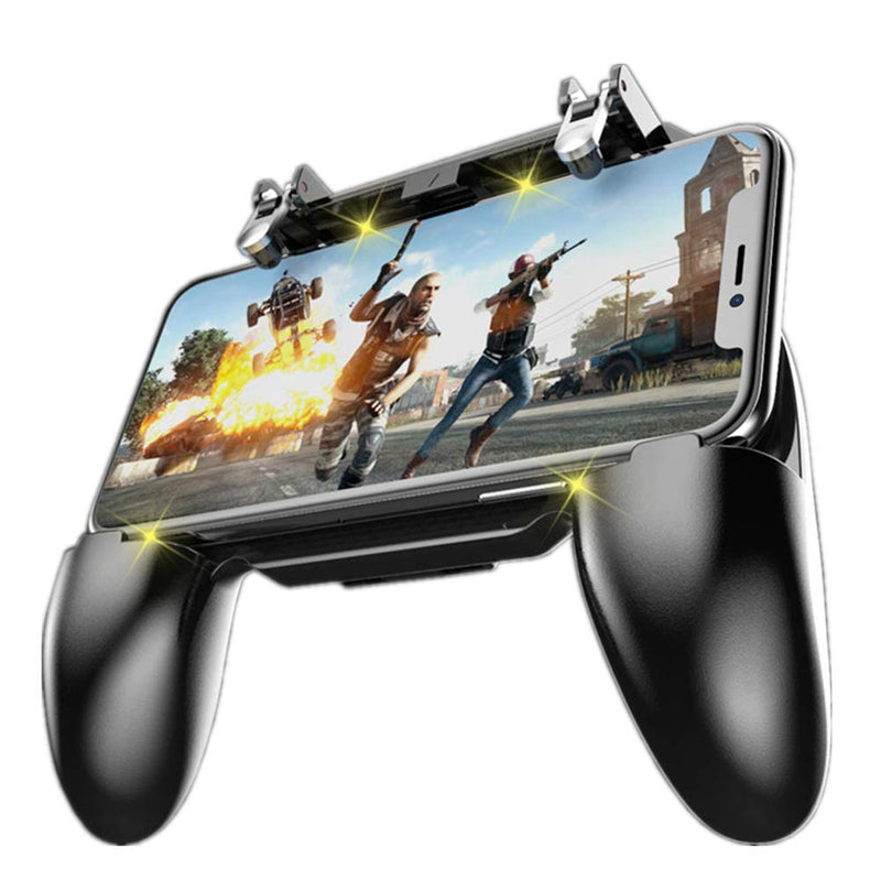 [AUSTRALIA] - COOBILE Mobile Game Controller for PUBG Mobile Controller L1R1 Mobile Game Trigger Joystick Gamepad for iOS & Android Phone(W10 update) W10 update 