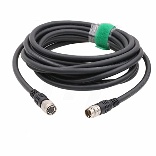 HangTon Extension Cable 12 Pin Hirose Female to 12 Pin Male for Sony CCXC XC Camera Remote Panel (3m) 3m