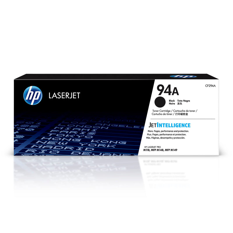 [AUSTRALIA] - HP 94A Black Toner Cartridge | Works with HP LaserJet Pro M118 Series; HP LaserJet Pro MFP M148, M149 Series | CF294A 