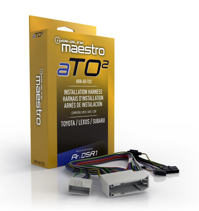 Idatalink Maestro HRN-AR-TO2 Harness - Connects a Maestro AR Amplifier Replacement Module to Select Toyota, Lexus, and Subaru Vehicles with Premium Sound Systems (ADS-MAR Module Required)